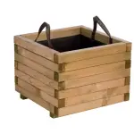 Cerland - Bac à fleurs carré - Bois traité - image